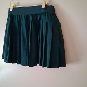 Puma Teal Pleated Circle Skirt